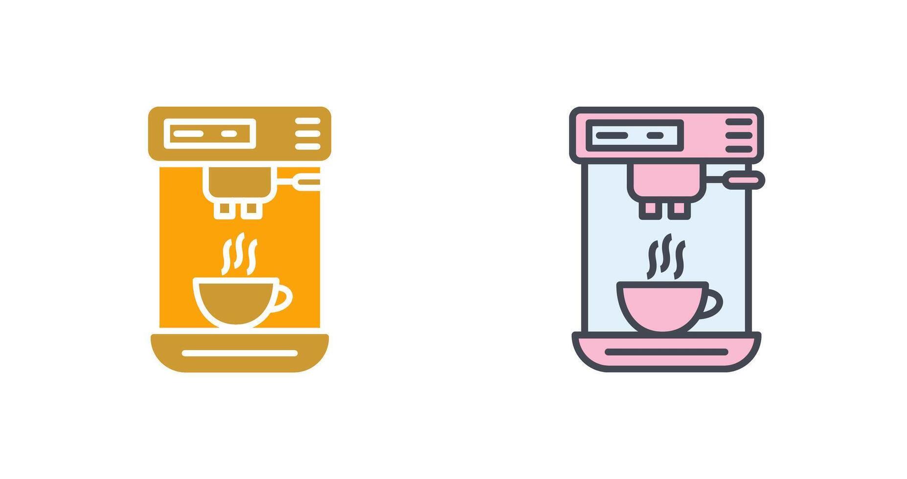 Coffee Machine I Icon Design vector