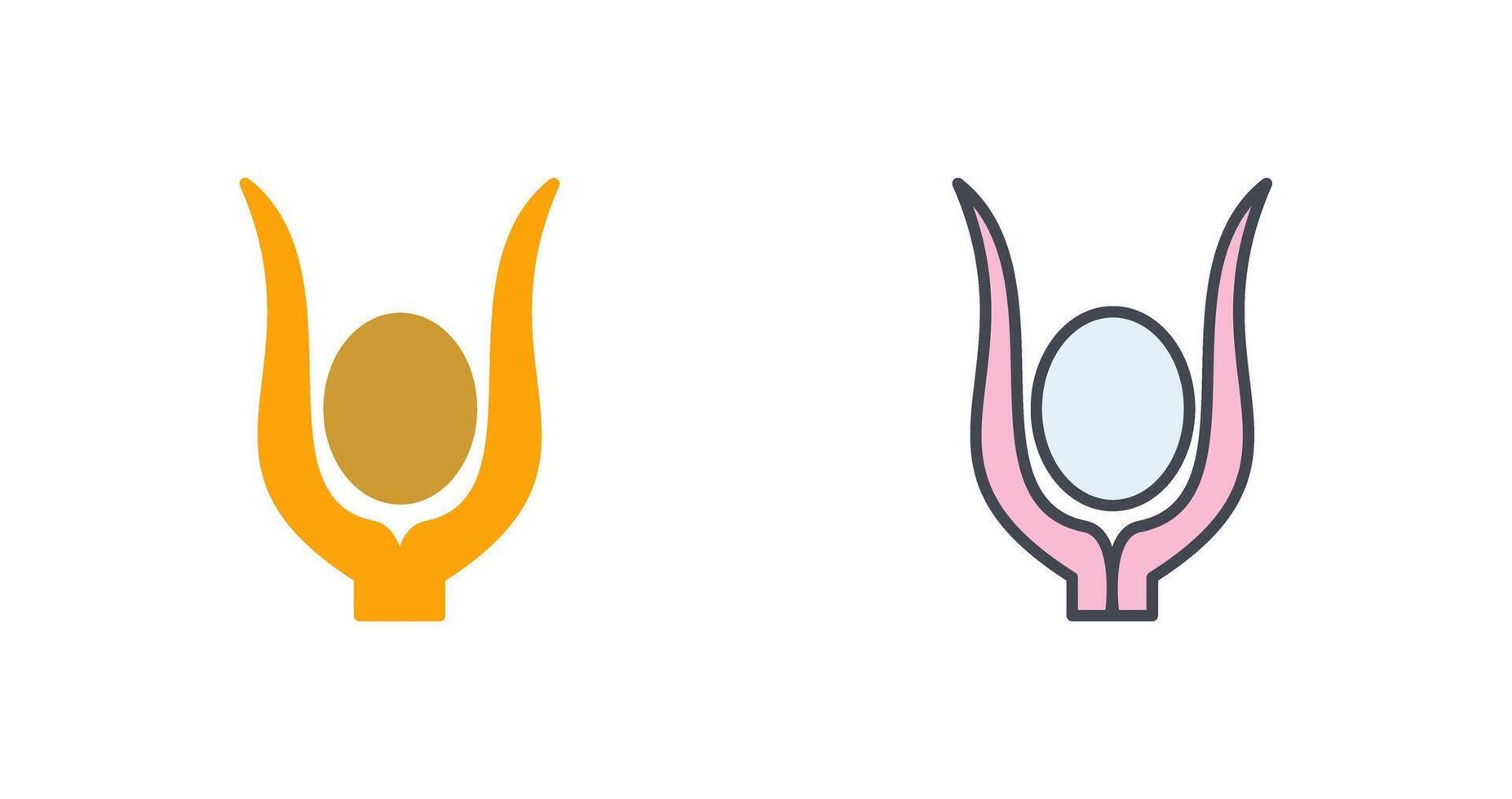 Egyptian god Icon Design vector