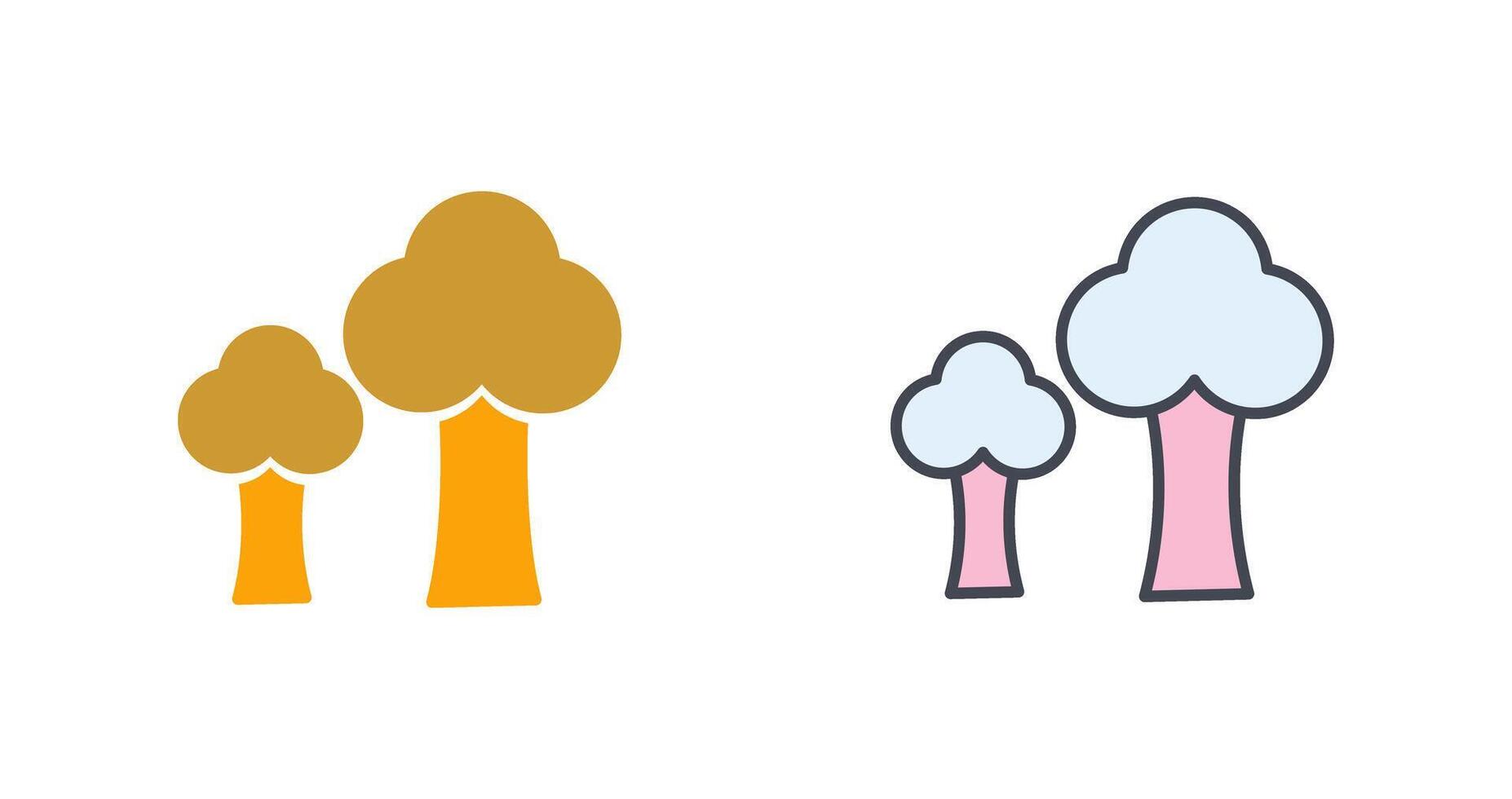 Trees Icon Design vector