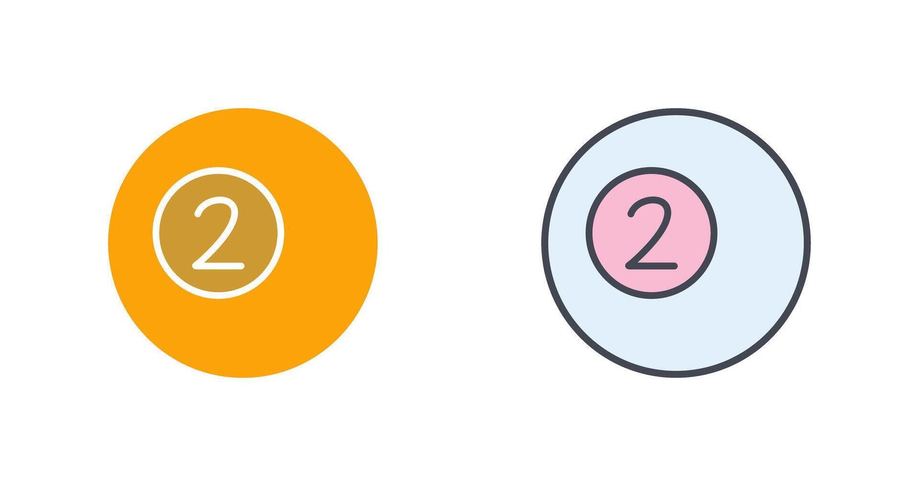 Pool Ball Icon Design vector