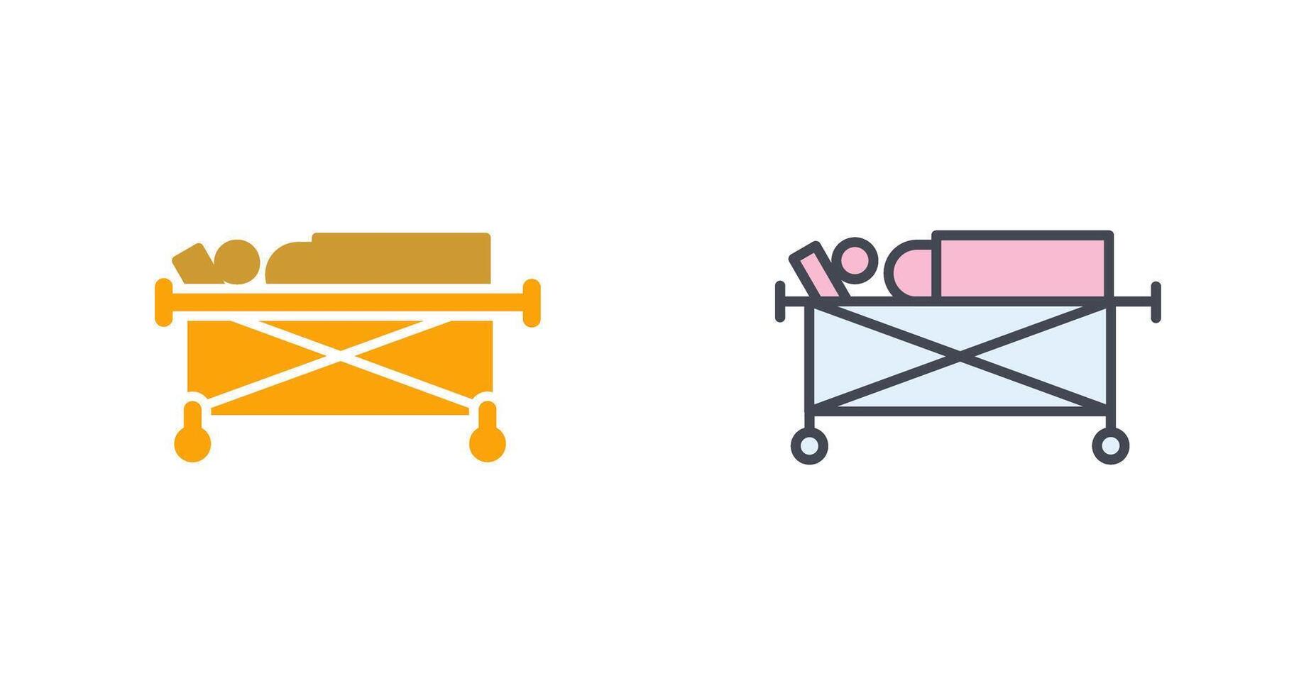 Stretcher Icon Design vector