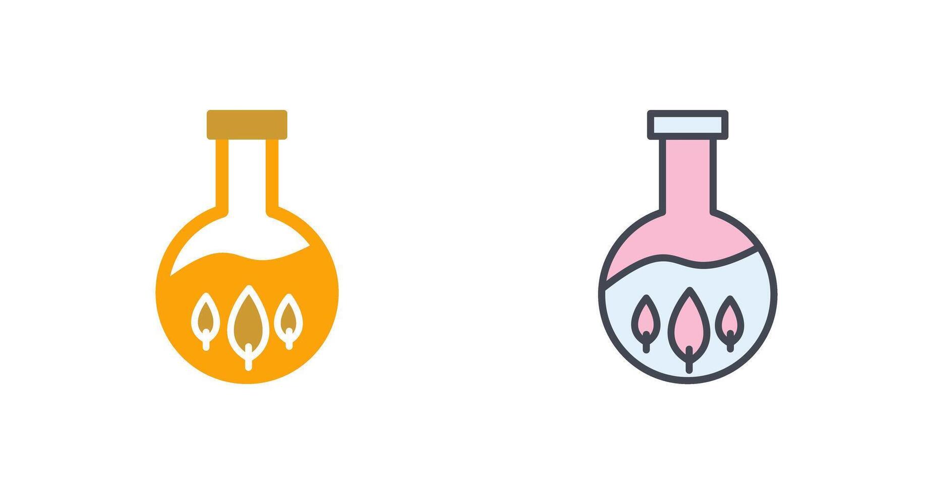 Test Tube Icon Design vector