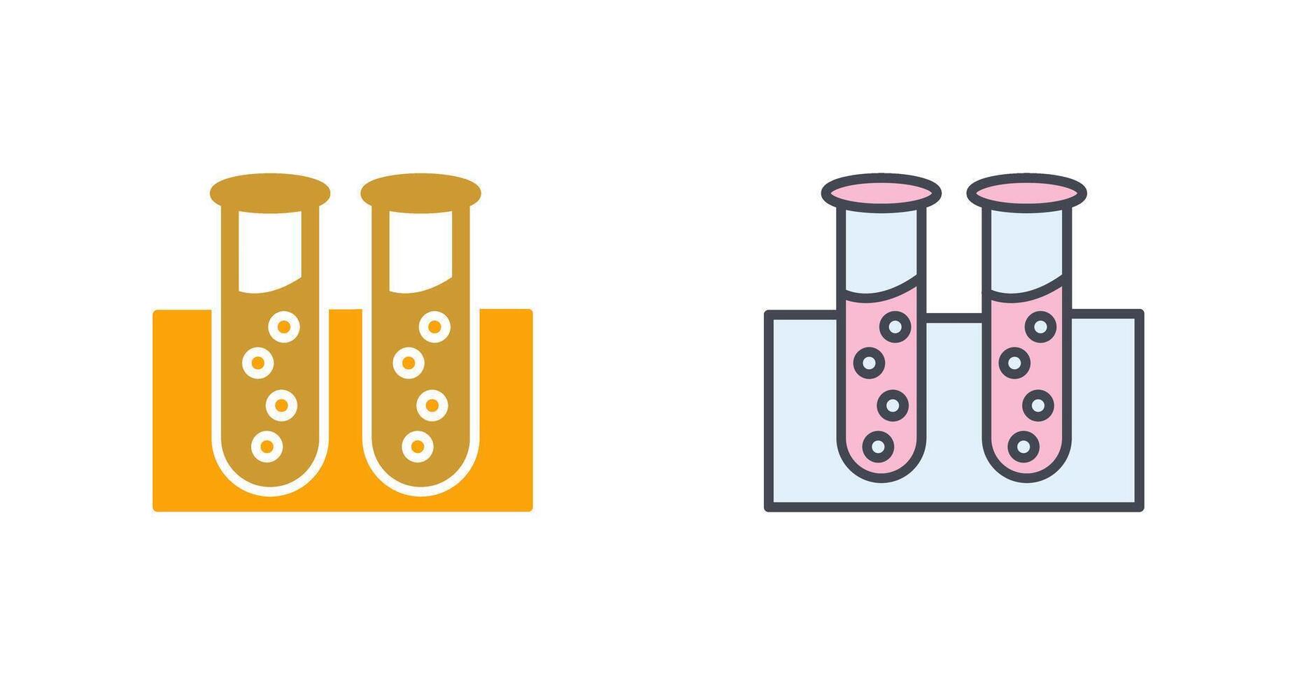 Test Tube Icon Design vector