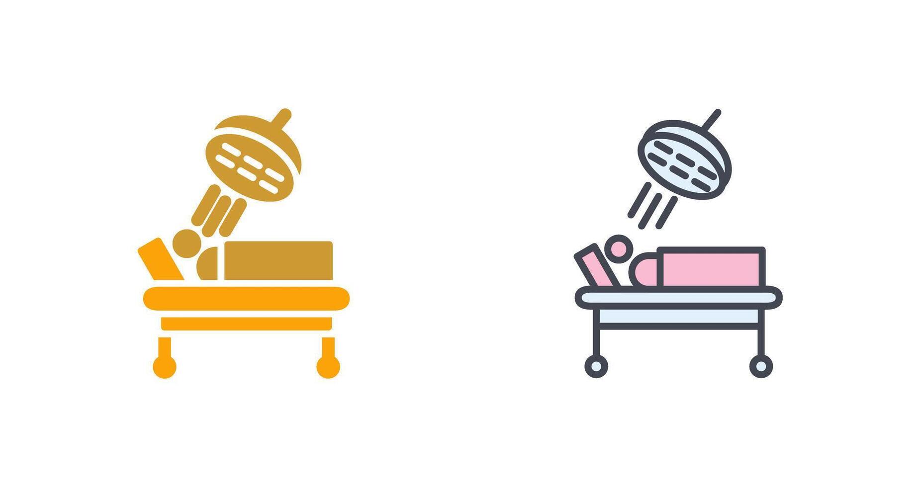Operating Room Light Icon Design vector