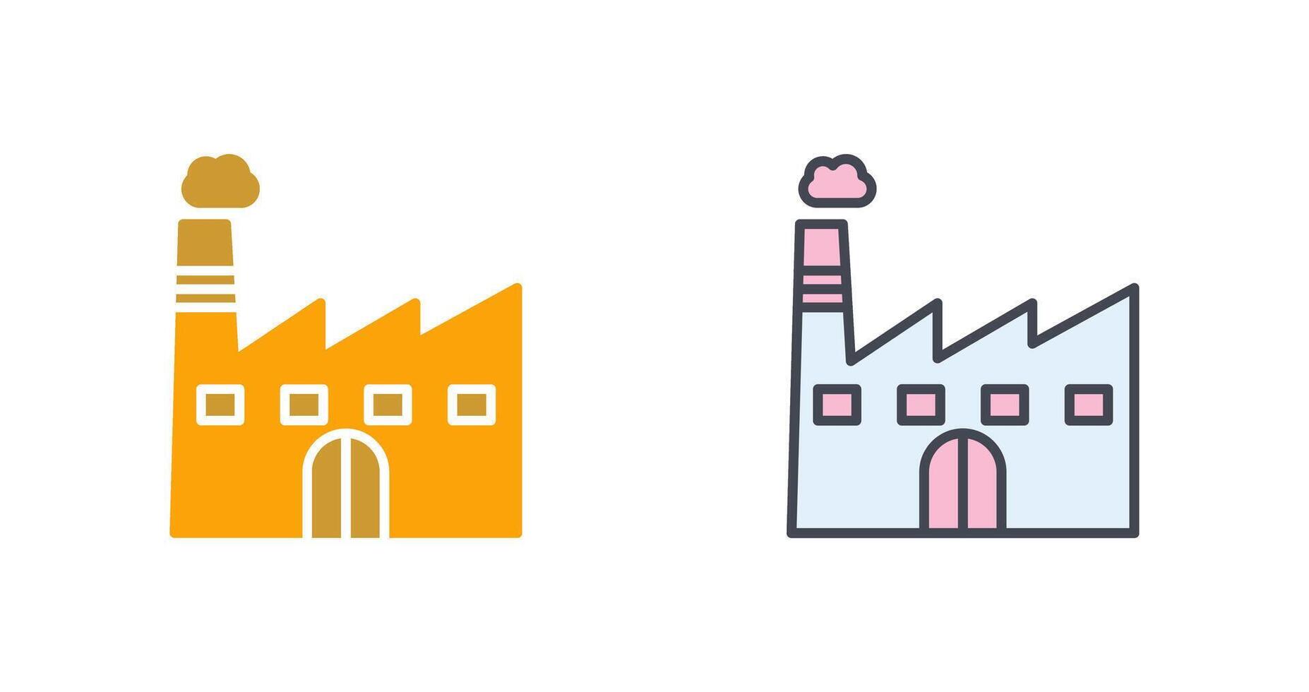 Factory Icon Design vector