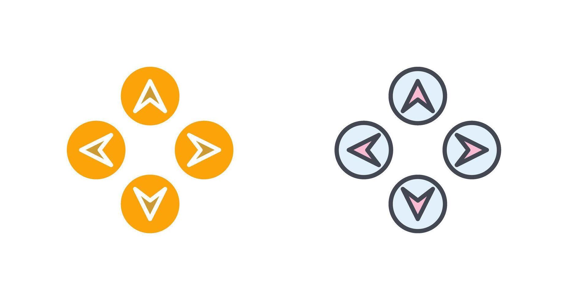 Arrow Directions Icon Design vector