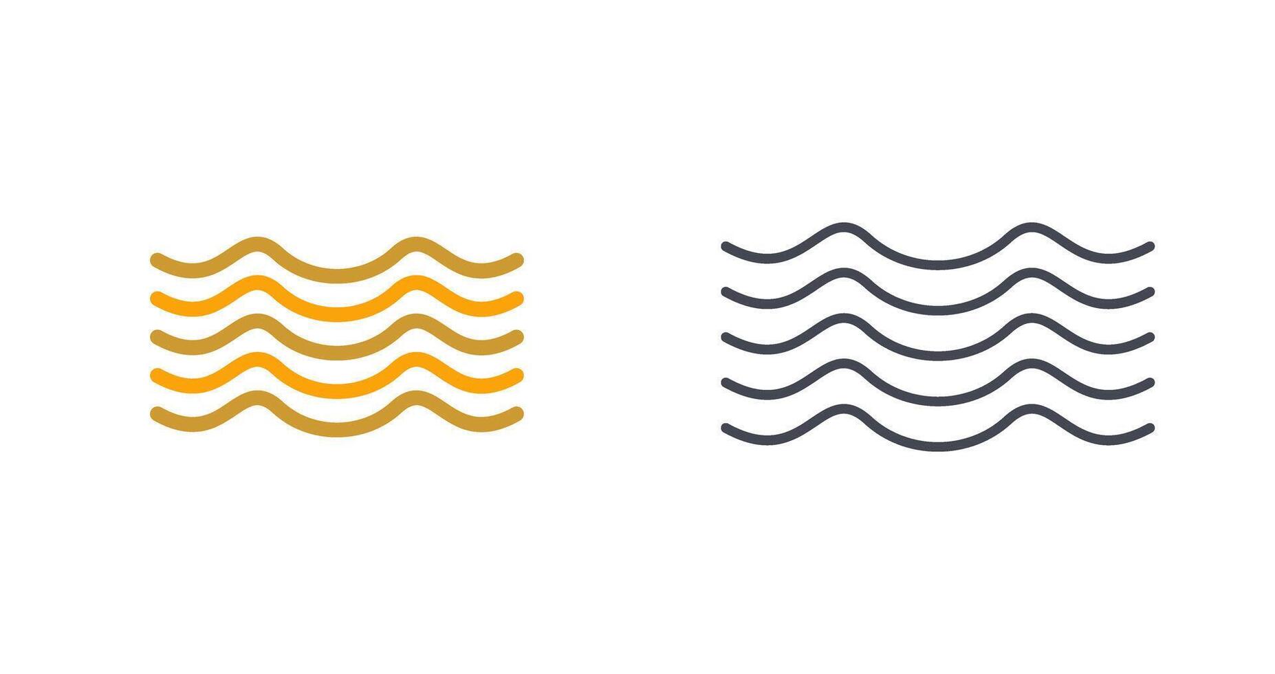 Water Icon Design vector
