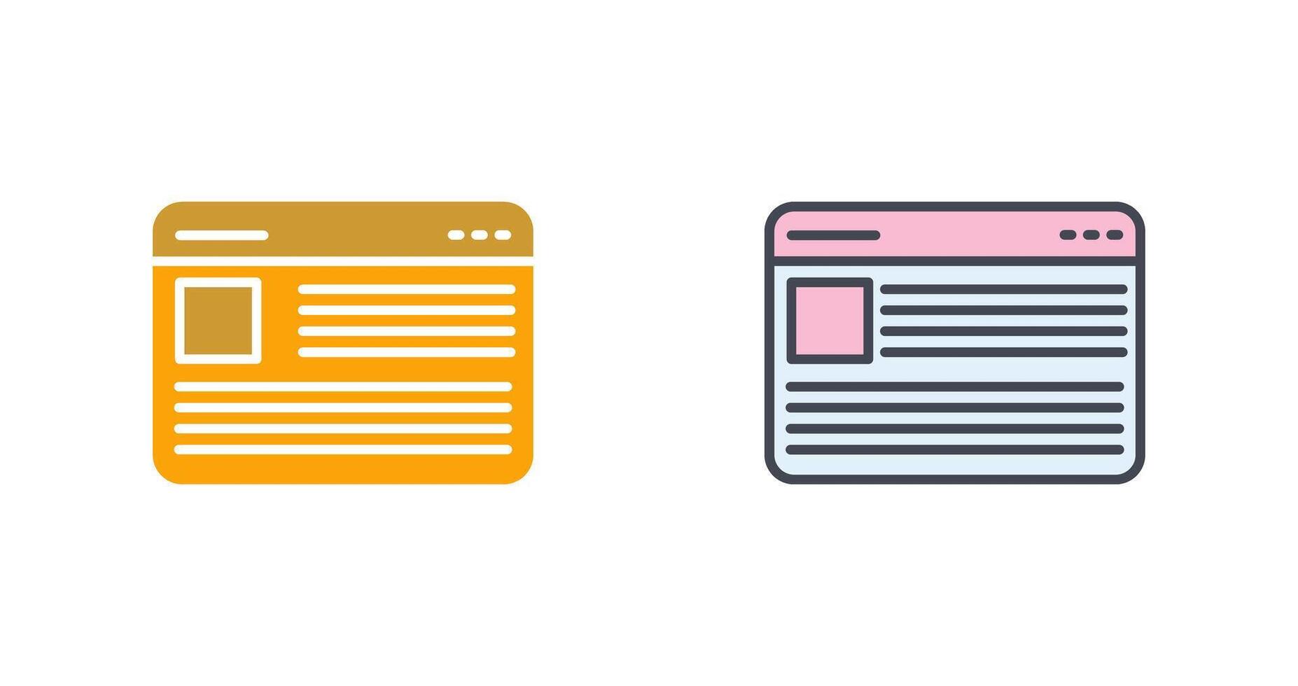 Blogging Services Icon Design vector