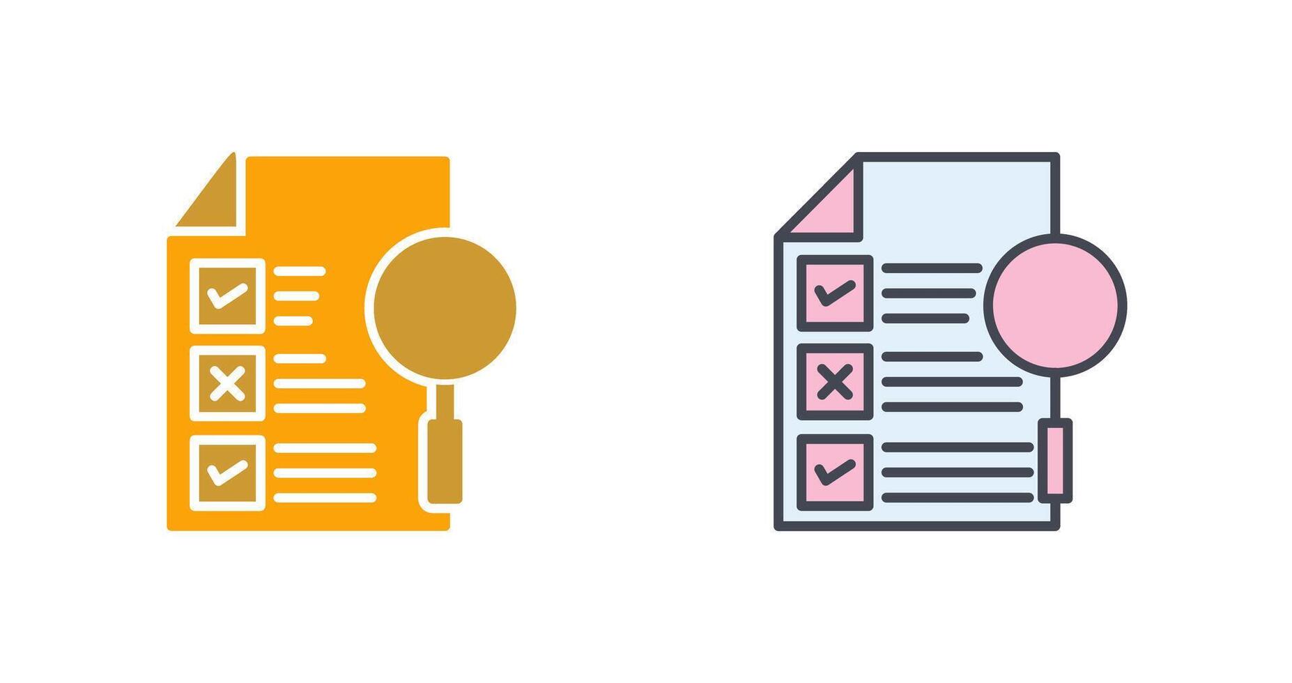 Case Study Icon Design vector