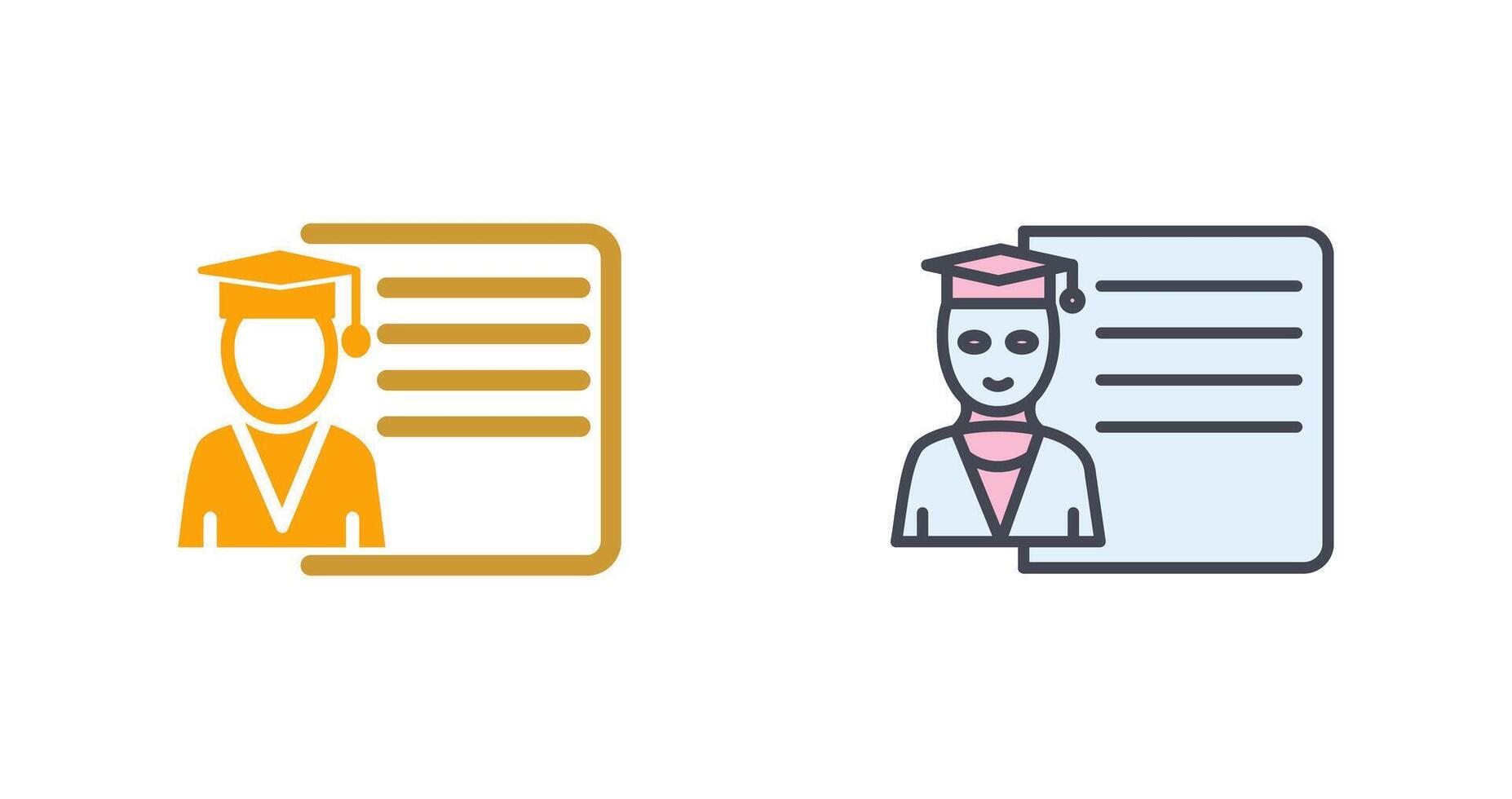 Lecture Icon Design vector