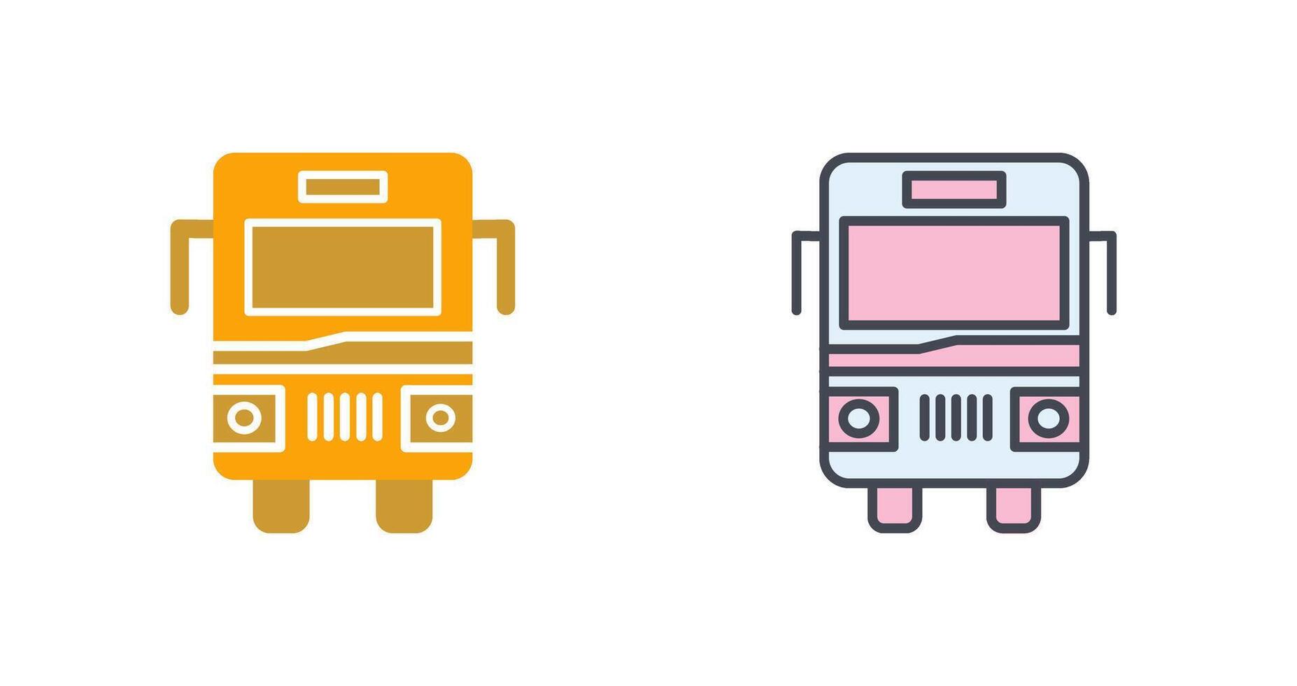 Bus Icon Design vector