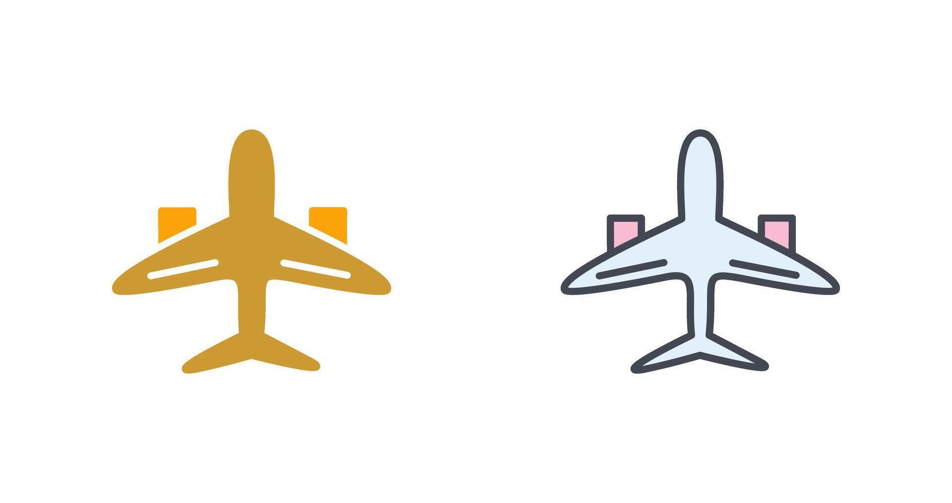 Aeroplane Icon Design vector