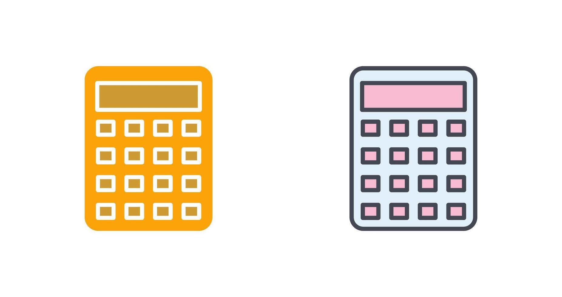 Calculator Icon Design vector