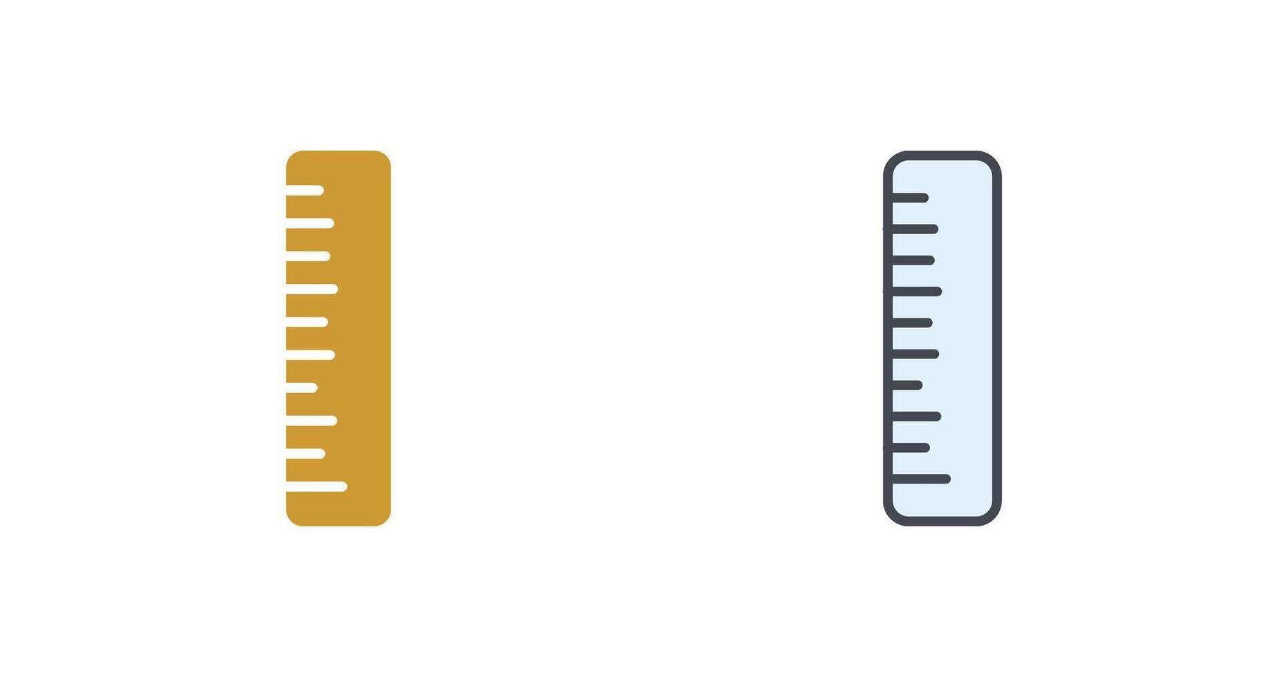 Ruler Icon Design vector