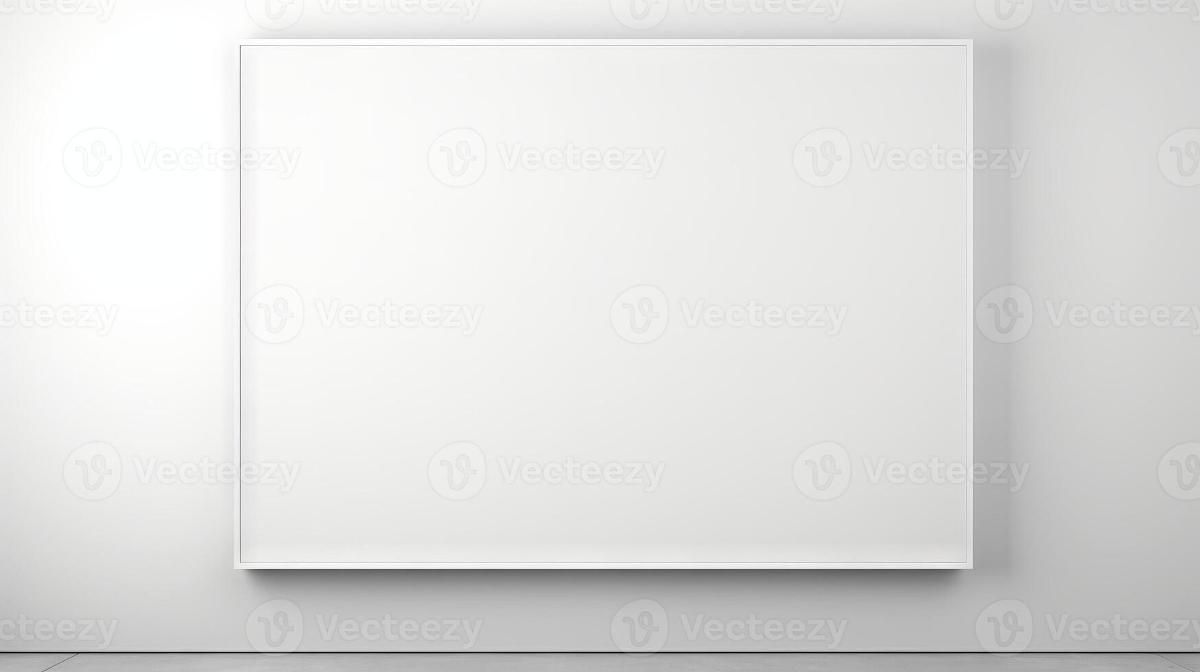 AI generated Blank white canvas for digital artwork. Generative AI photo