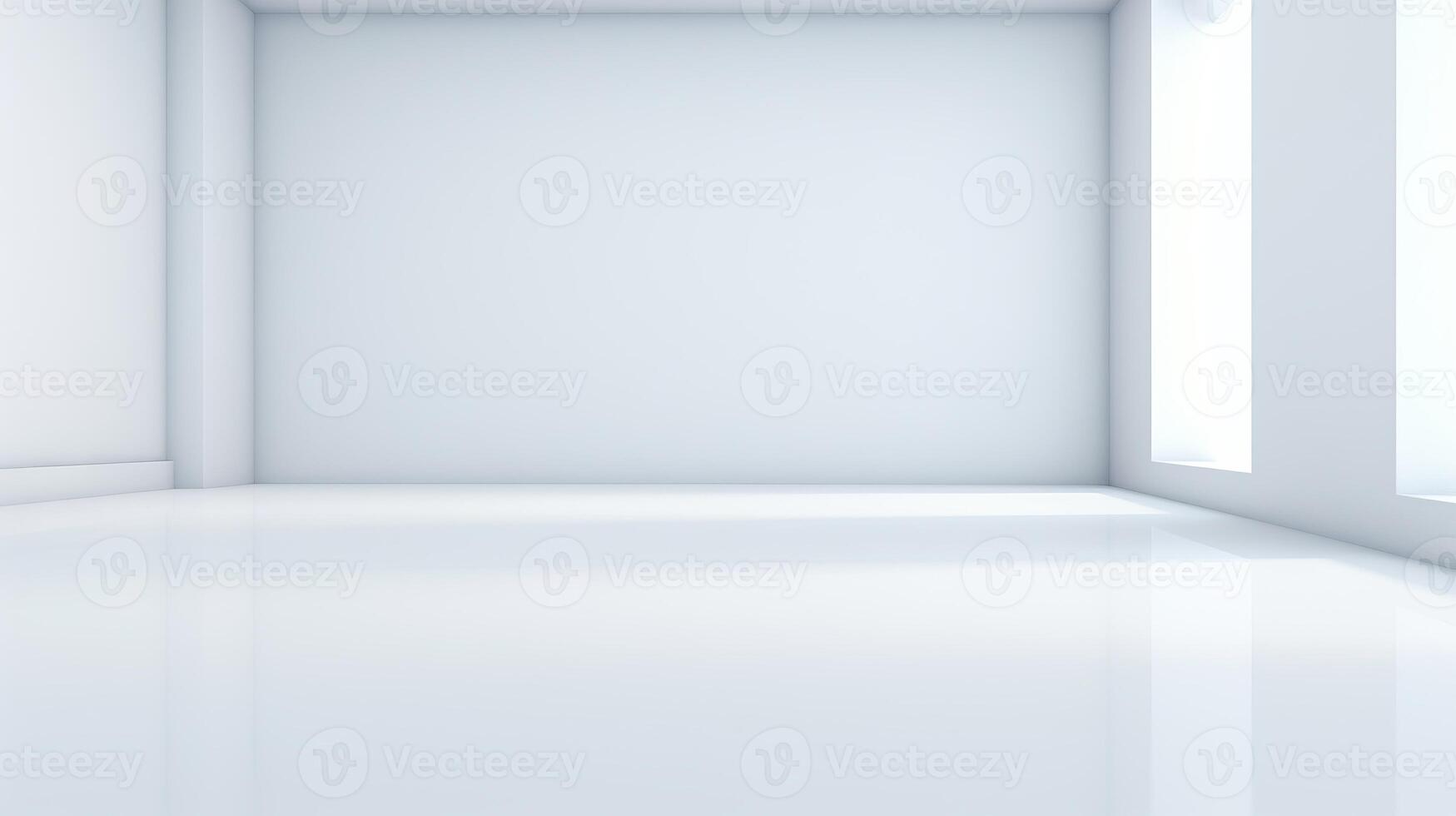 AI generated Clean and polished white background. Generative AI photo