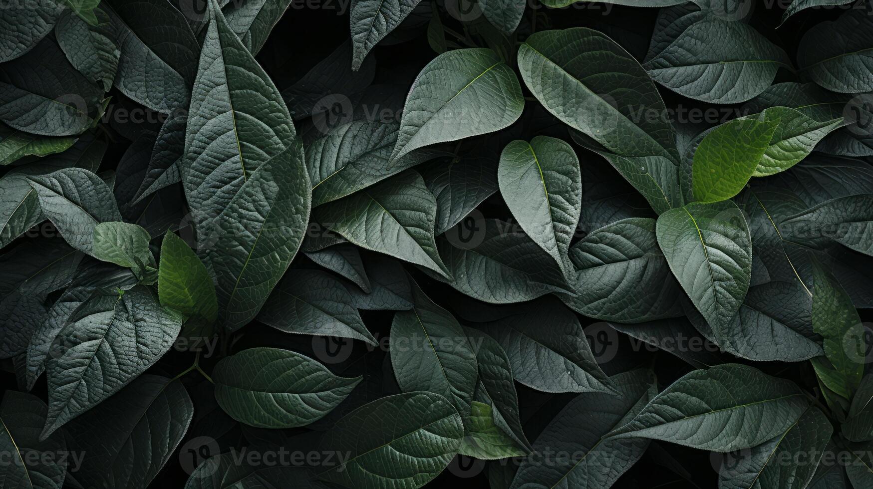 AI generated Leaves forming a textured background. Generative AI photo