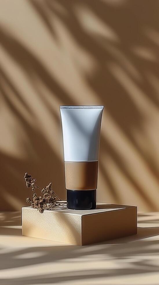 AI generated Vase and Plant on Window Sill photo