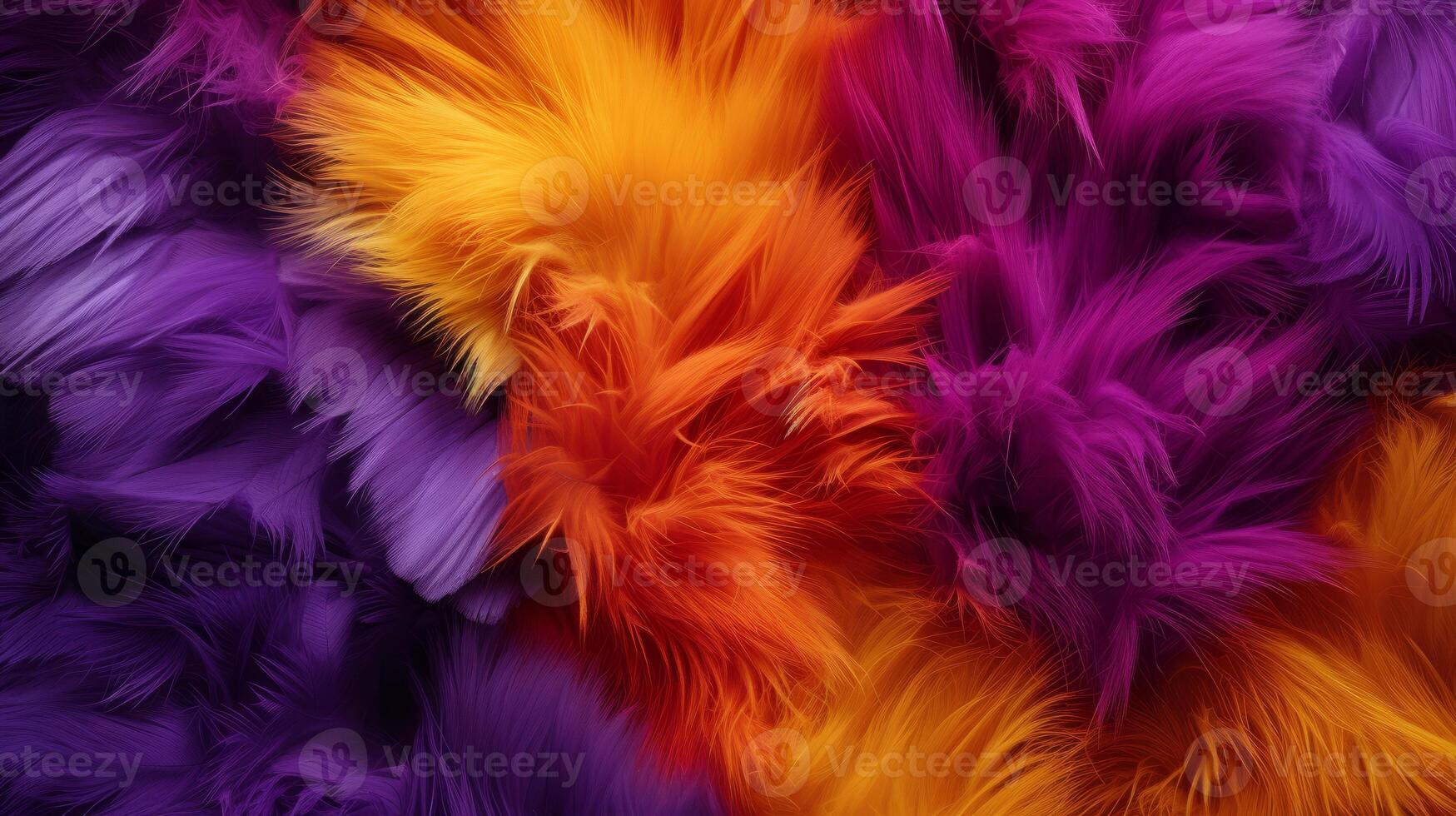 AI generated Playful and vibrant abstract fur composition. Generative AI photo