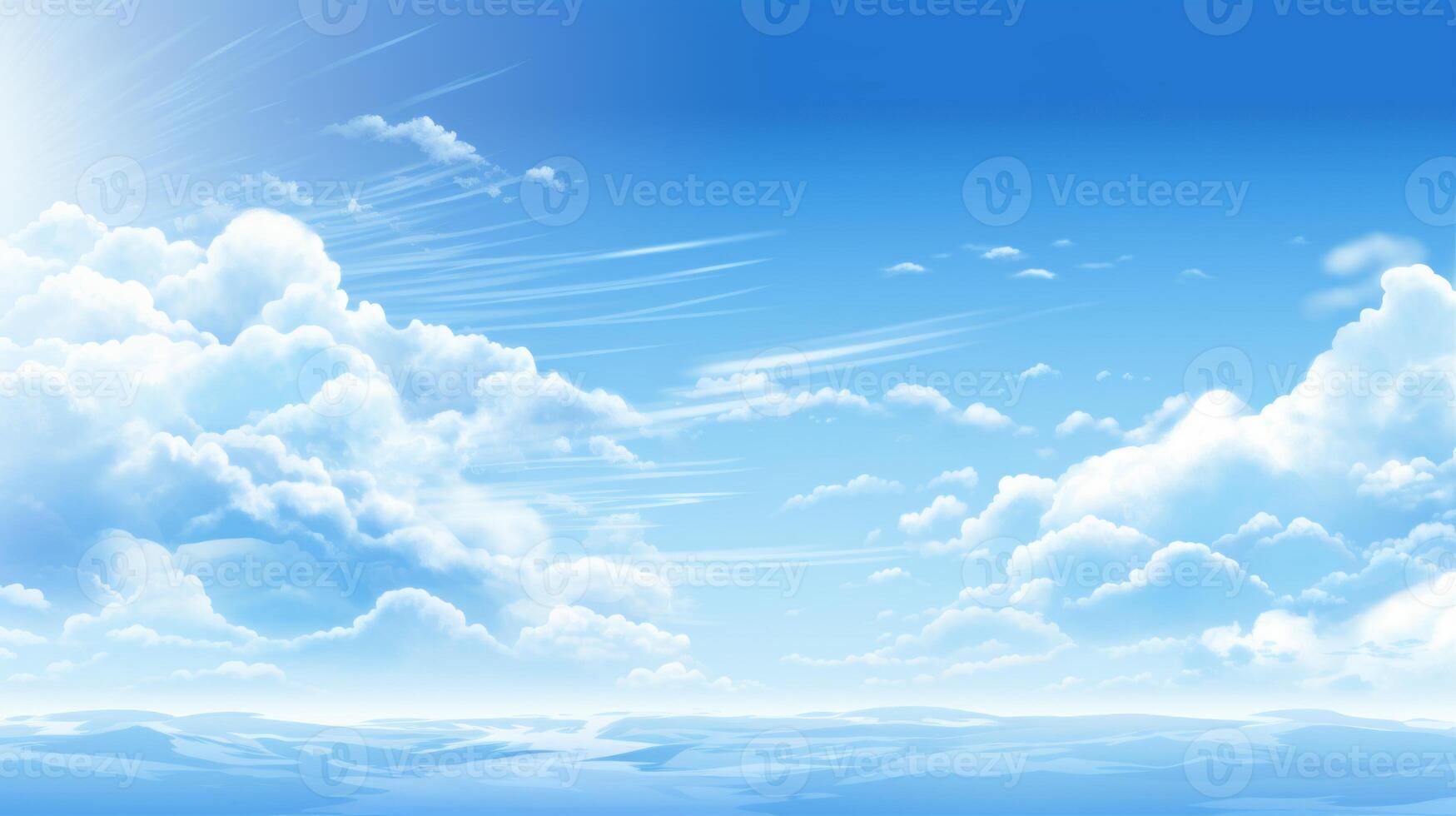 AI generated Sky blue design, refreshing tribute to heavens. Generative AI photo