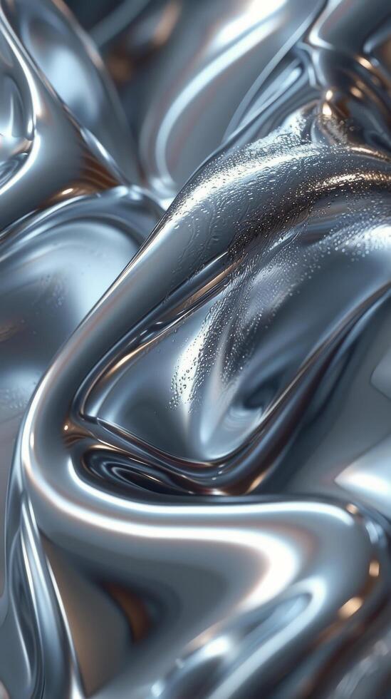 AI generated Close Up of Water Bubbles photo