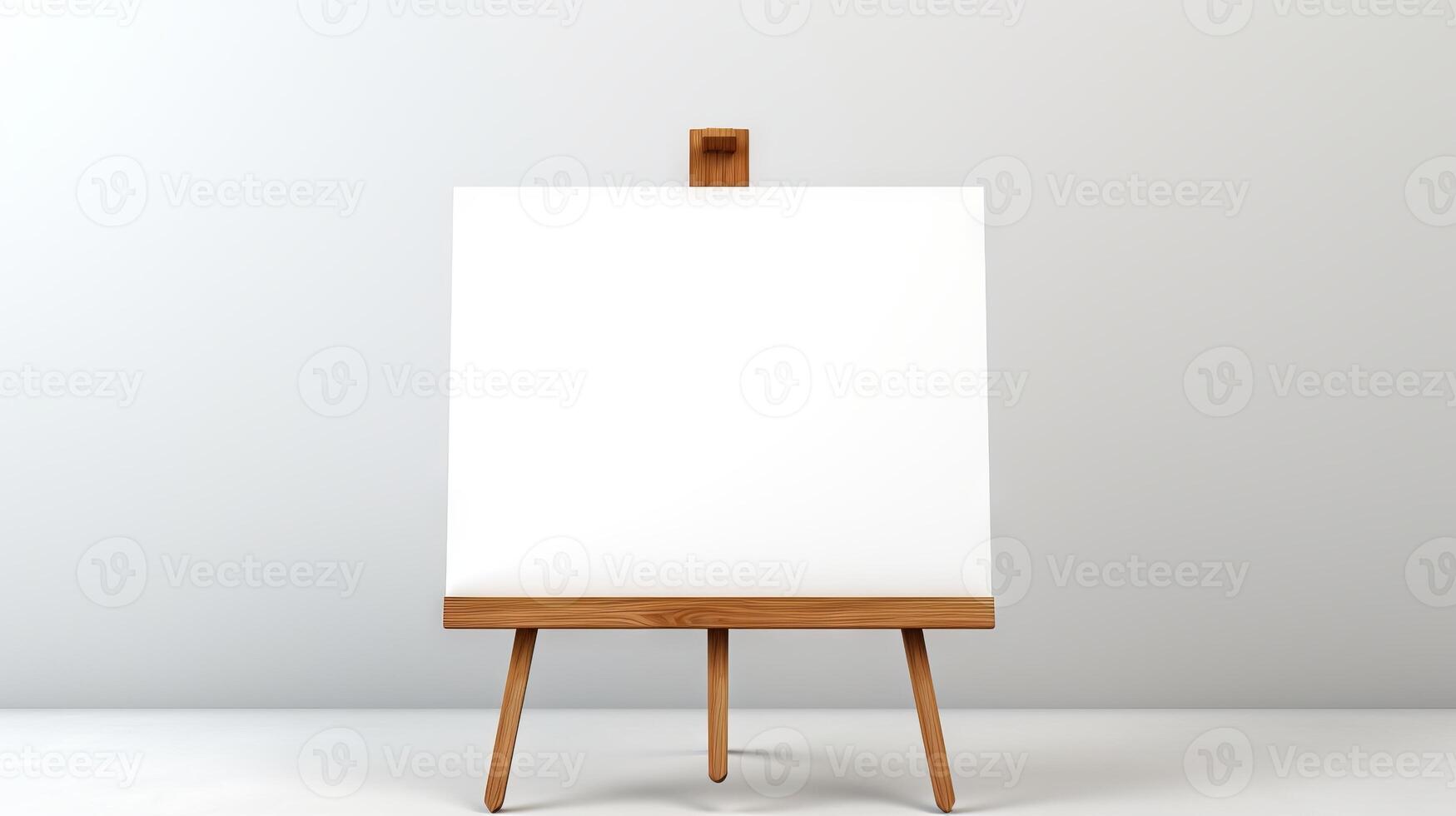 AI generated Versatile white canvas for creative expression. Generative AI photo