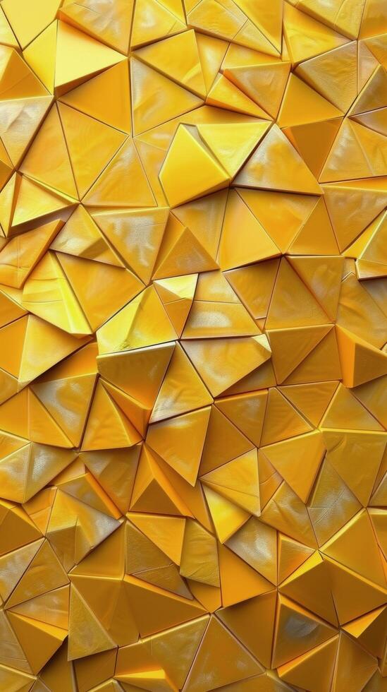 AI generated Close-up View of Yellow Fabric photo