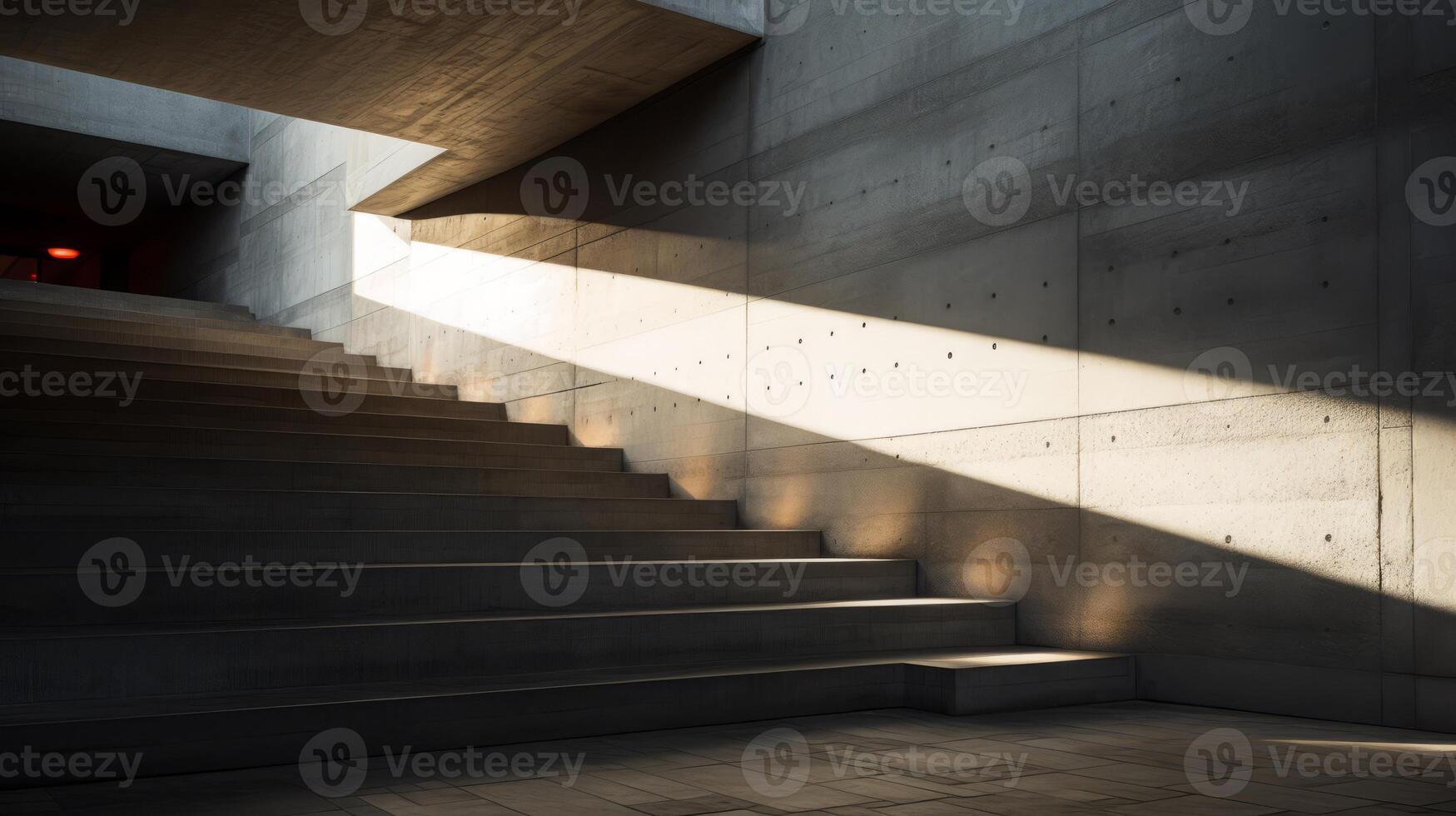 AI generated A closeup of brutalist concrete with dramatic lighting. Generative AI photo