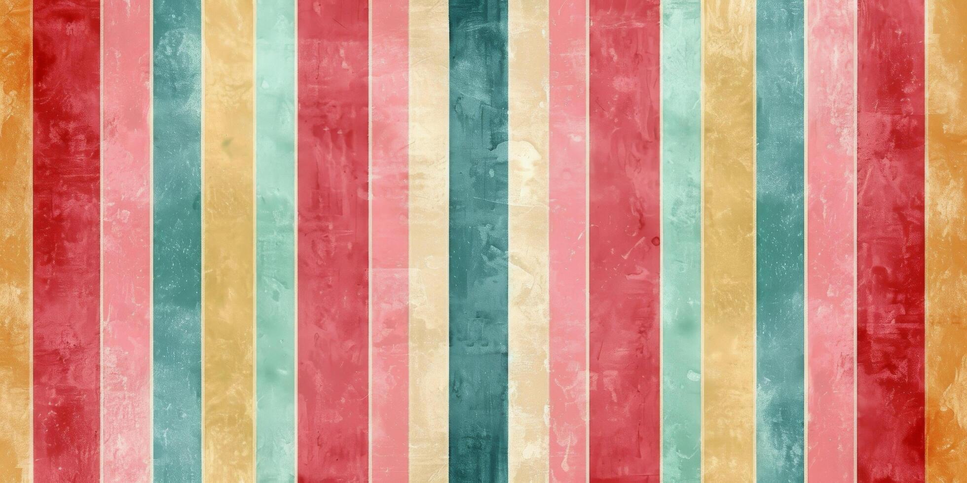 AI generated Colorful Striped Wallpaper in Various Colors photo