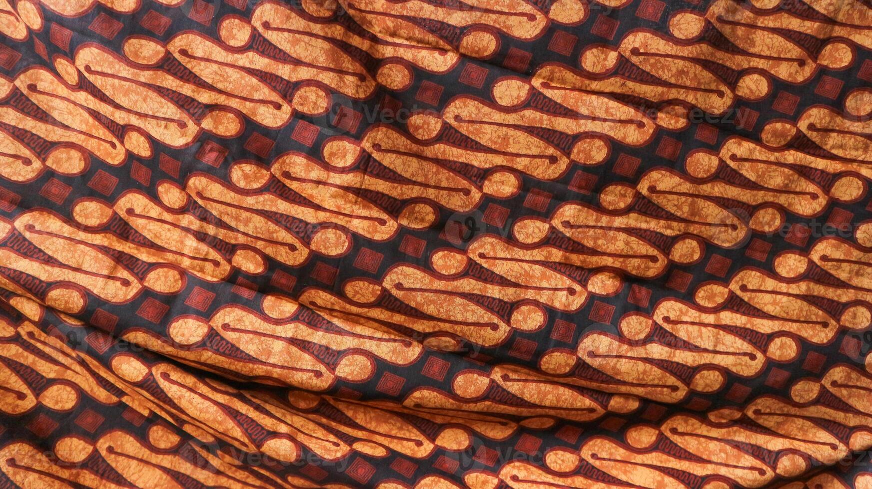 Traditional batik native to Pekalongan, Central Java, Indonesia with elegant classic motifs photo