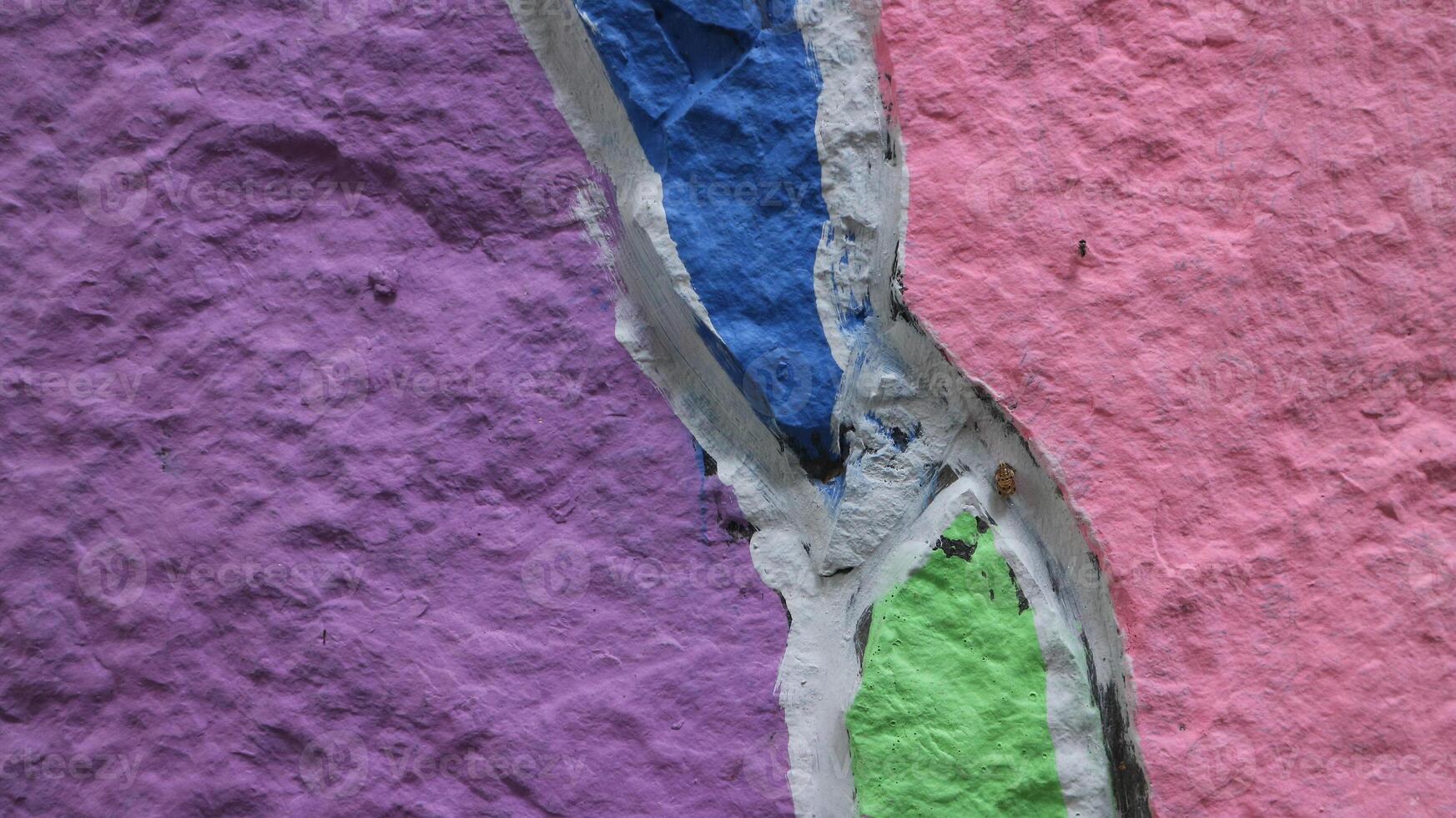 colorful cement wall texture and background photo