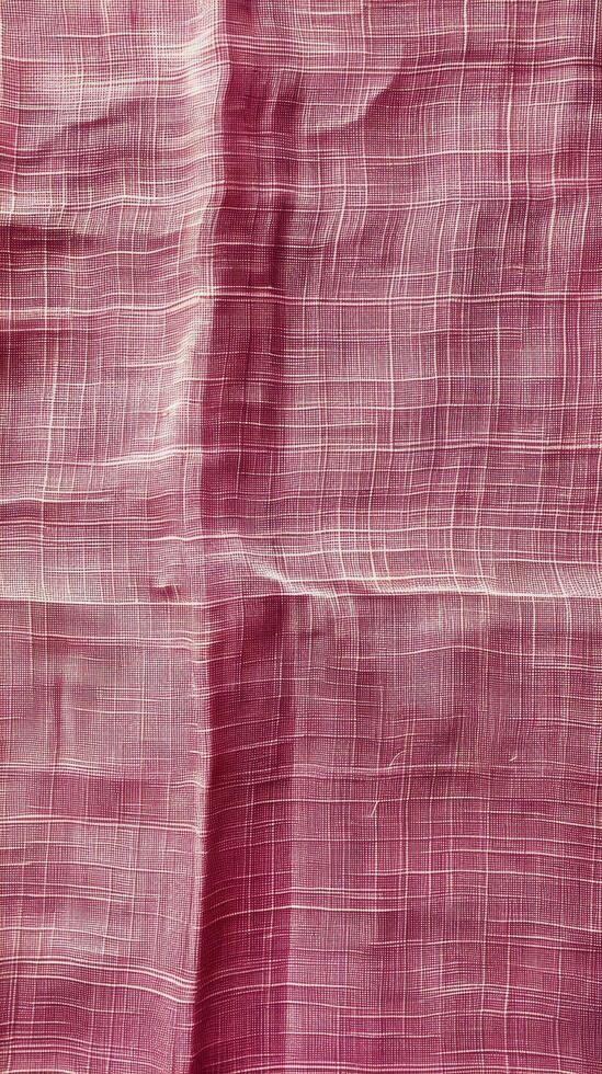 AI generated Close Up View of Pink Fabric photo