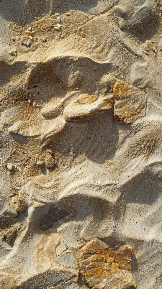 AI generated Close Up of a Rock Wall With Cracks photo