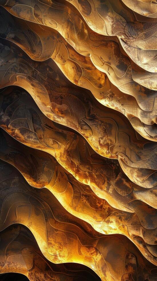 AI generated Close Up of Wooden Wall photo