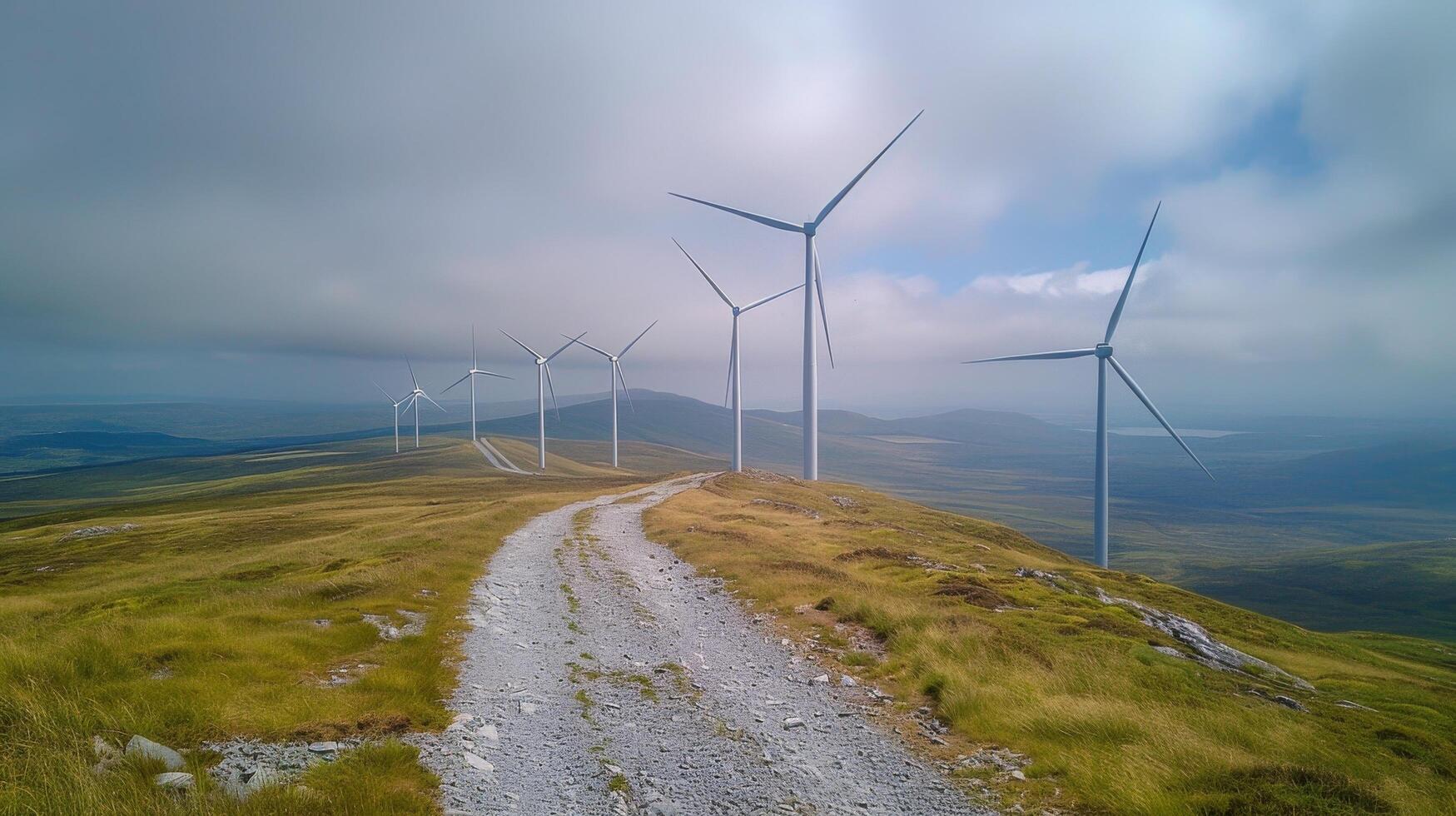 Windmills on a Hill photo