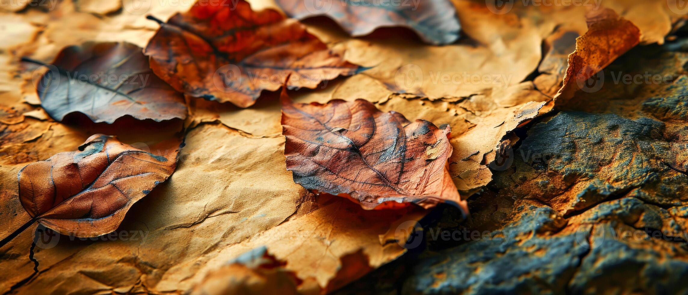 ai generado bucear dentro el Rico texturas de naturaleza con esta cautivador de cerca de resistido papel foto