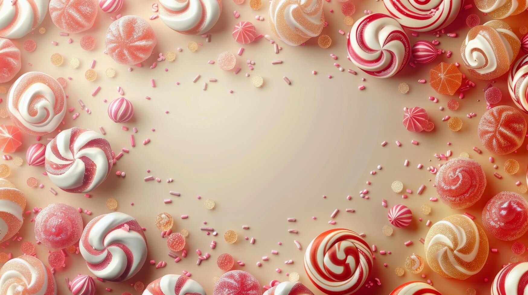 Assorted Candies and Lollipops on a Table photo