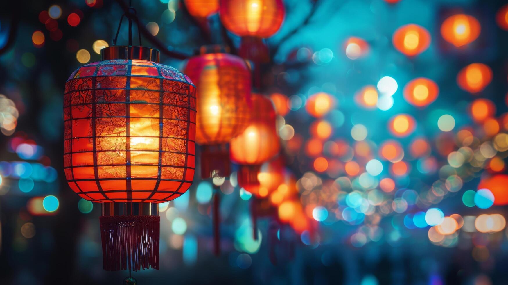 Array of Hanging Lights photo