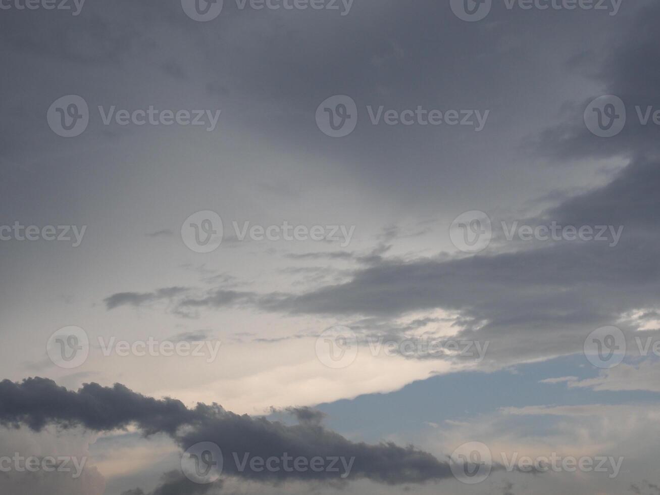 dramatic cloudy sky background photo