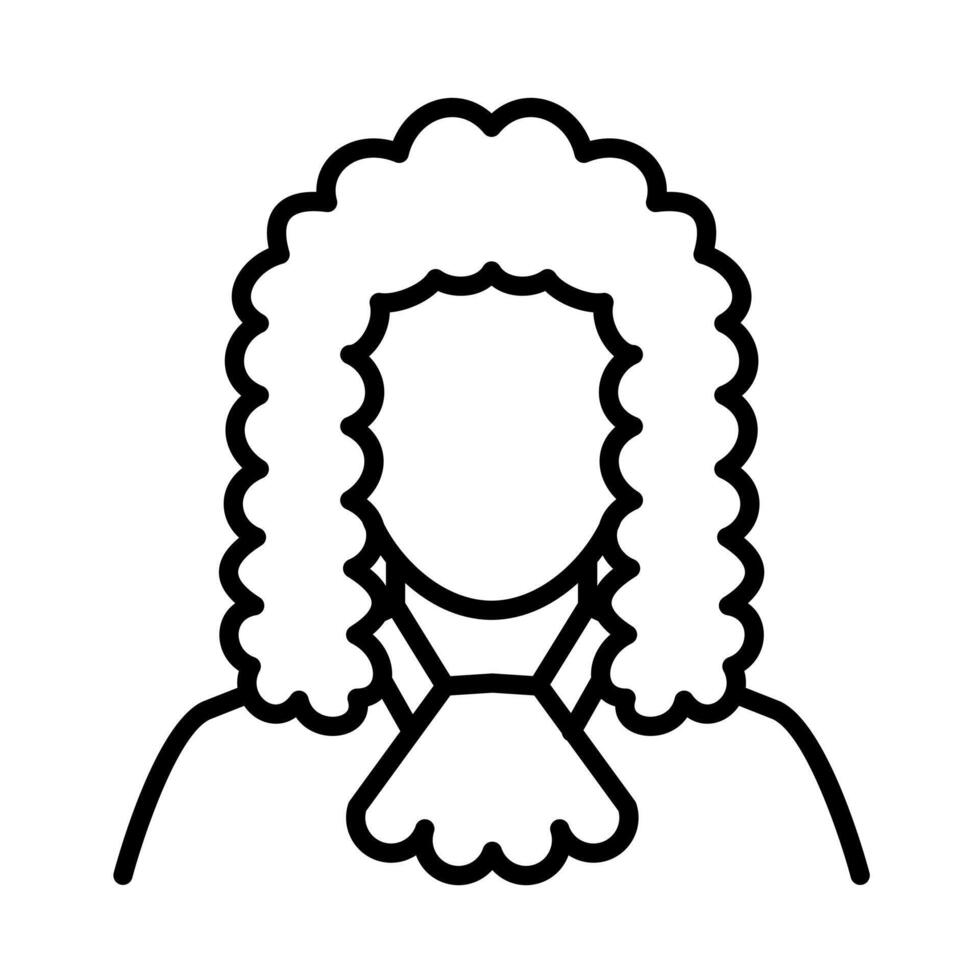 Judge Court Law and Justice Icon vector