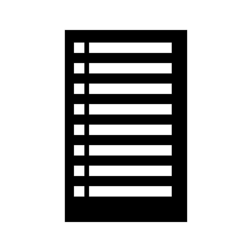 Document on white background vector