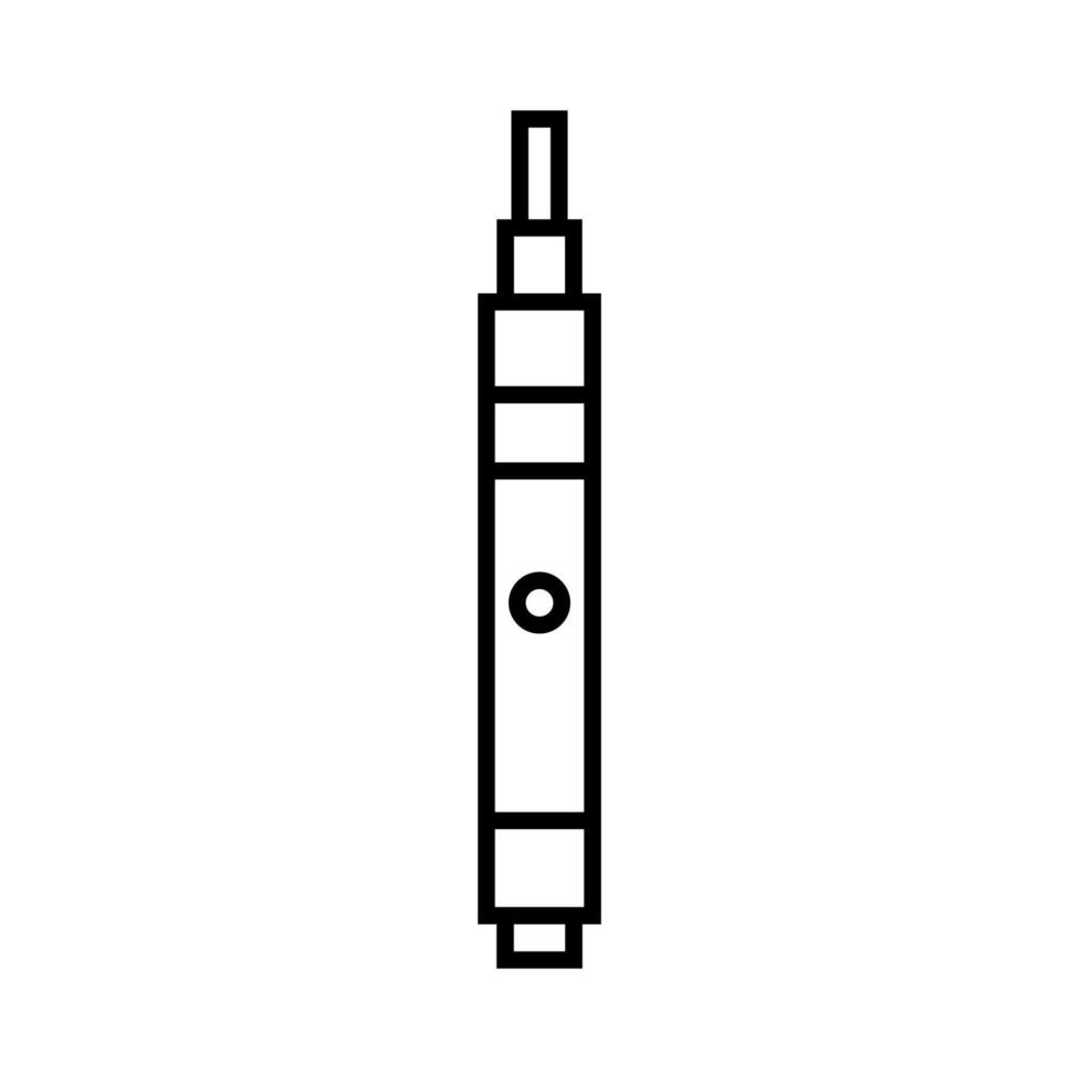 Electronic cigarette icon on white background vector