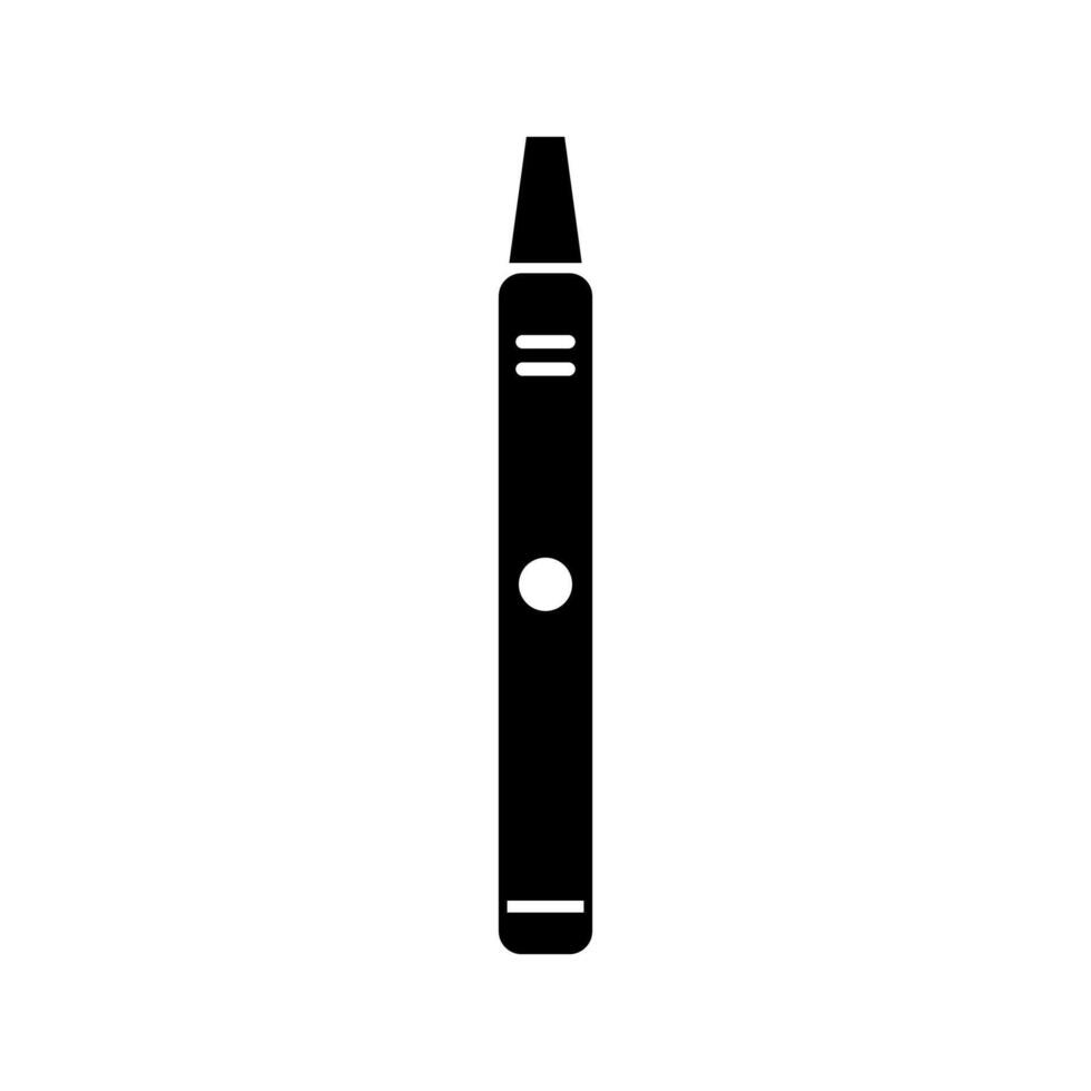 Electronic cigarette icon on white background vector