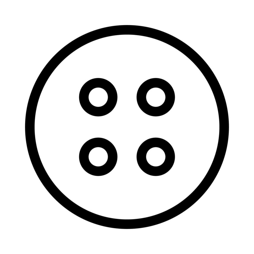 Dress button on white background vector