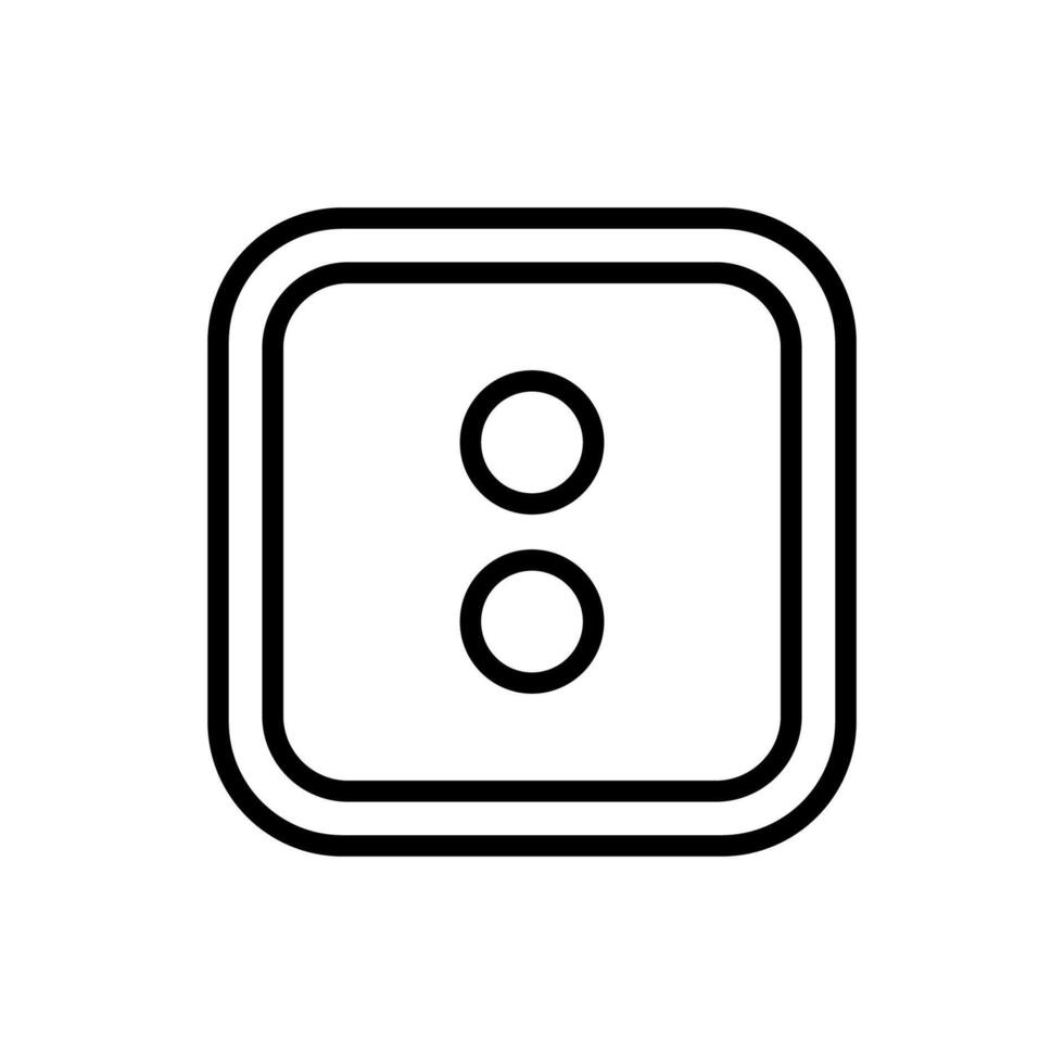 Dress button on white background vector