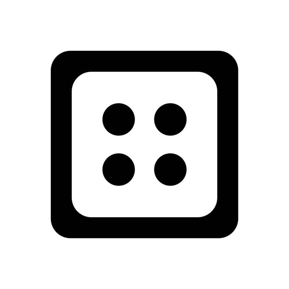 Dress button on white background vector