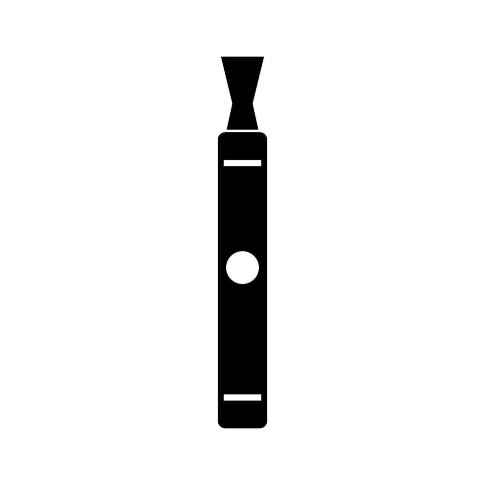Electronic cigarette icon on white background vector