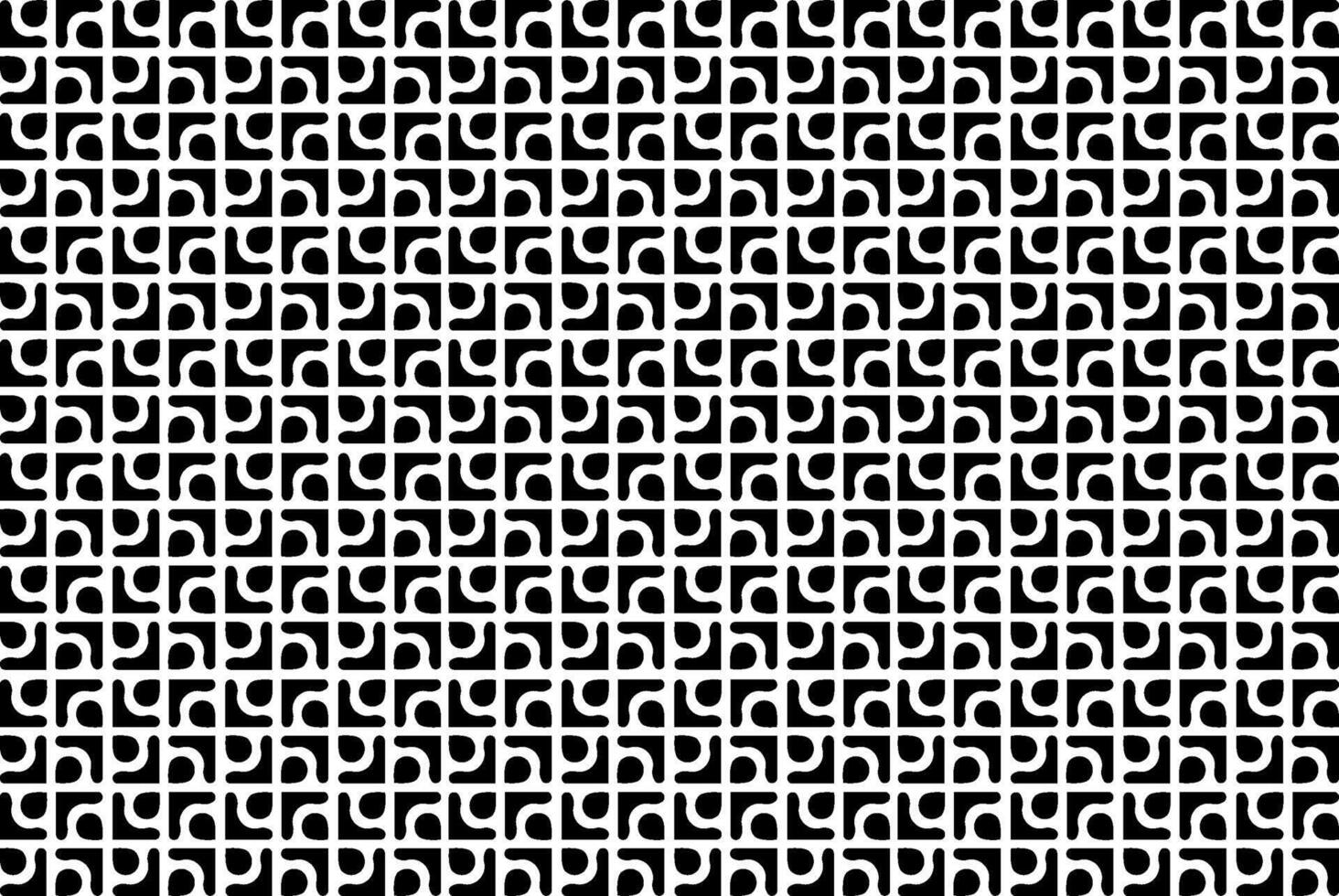 Abstract black and white textured background pattern. vector