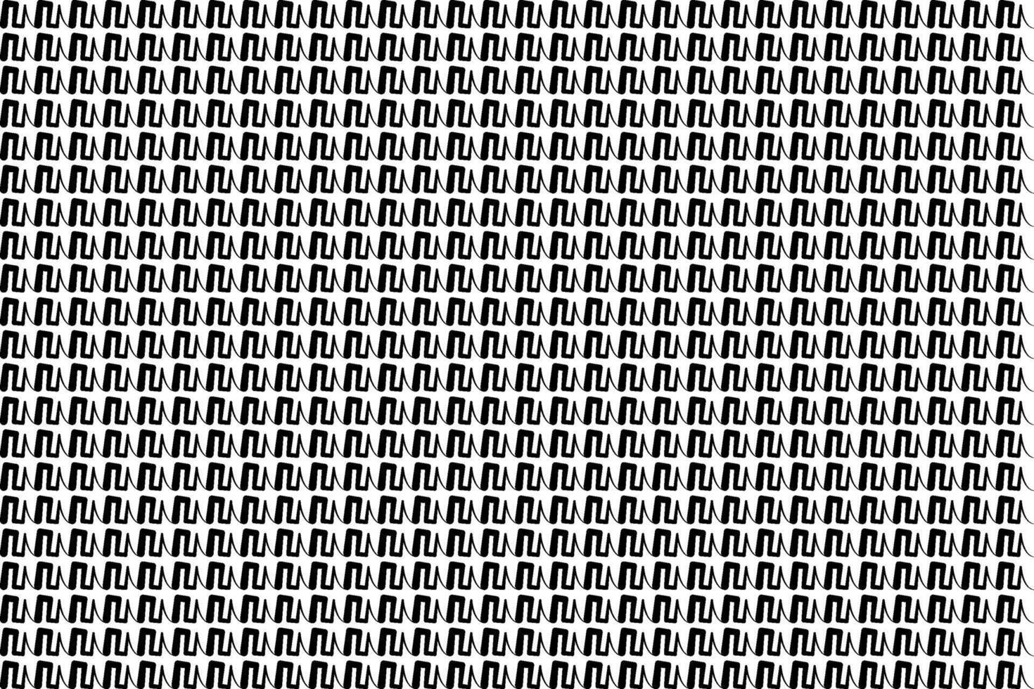 Abstract black and white textured background pattern. vector