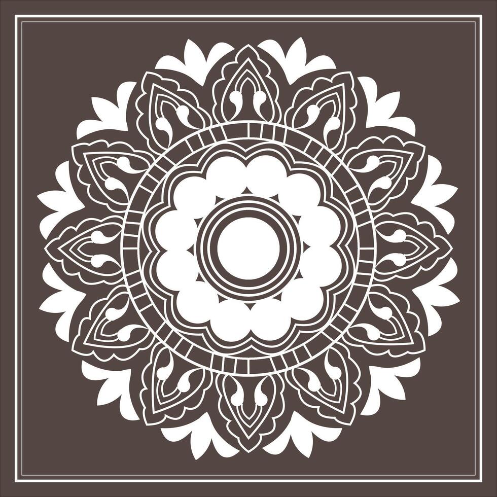 beautiful luxury mandala design vector